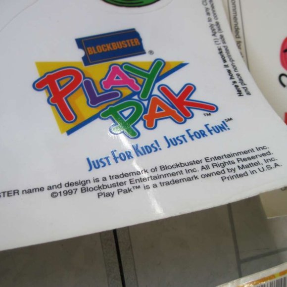 2 Sheets Nickelodeon's Rugrats Window Static Clings Blockbuster Play Pak 1997 - Picture 5 of 8